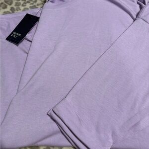 Crown & Ivy Lavender Long Sleeve Top